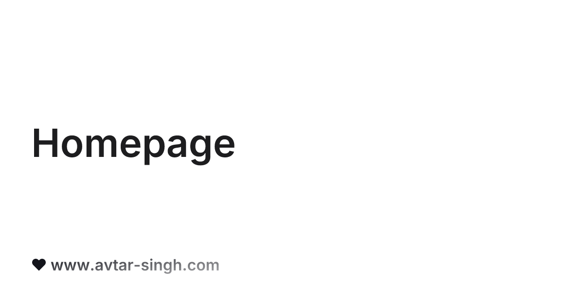 Homepage [www.avtar-singh.com]